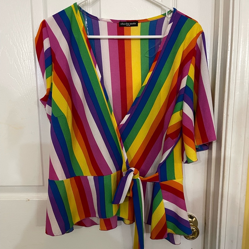 Cha cha vente blouse L